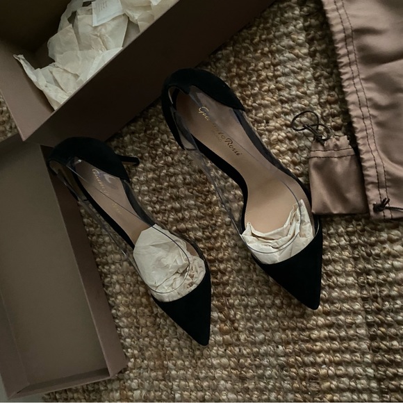 NWT Gianvito Rossi Plexi Pumps 85mm - Picture 11 of 13